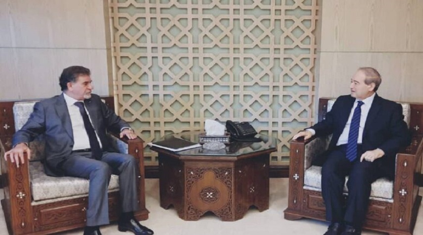 الوزير المقداد خلال استقباله السفير أنور عبد الهادي: على العرب تقديم الدعم للشعب الفلسطيني