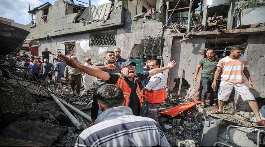 منصور: إرهاب الاحتلال الإسرائيلي في غزة إهانة للإنسانية 