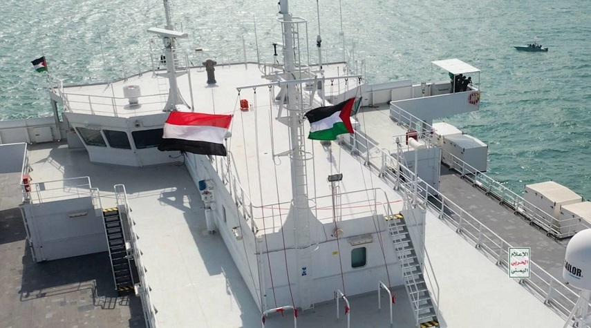 أنصار الله : مصير السفينة "الإسرائيلية" مرتبط بخيارات المقاومة الفلسطينية