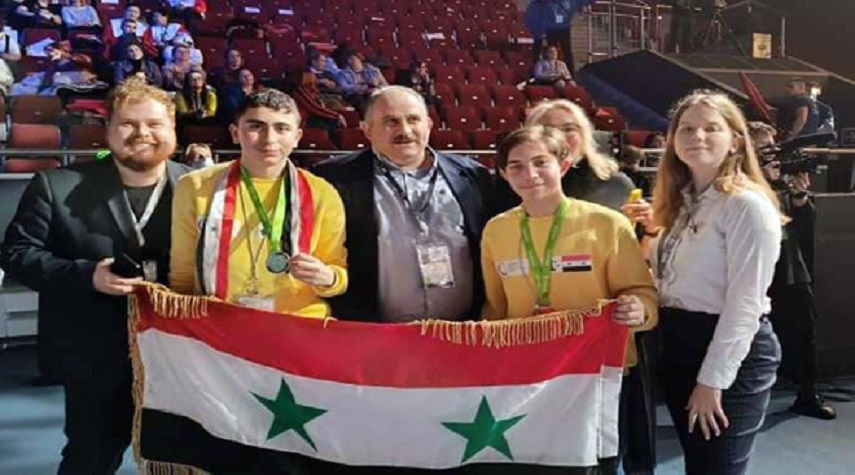 سورية تحصل على المركز الثاني في المرحلة النهائية لمسابقة (الماسترز المهنية والتقنية) في روسيا
