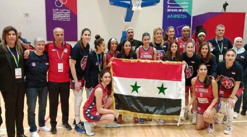 سيدات الثورة يحققن وصافة دورة الألعاب العربية بكرة السلة