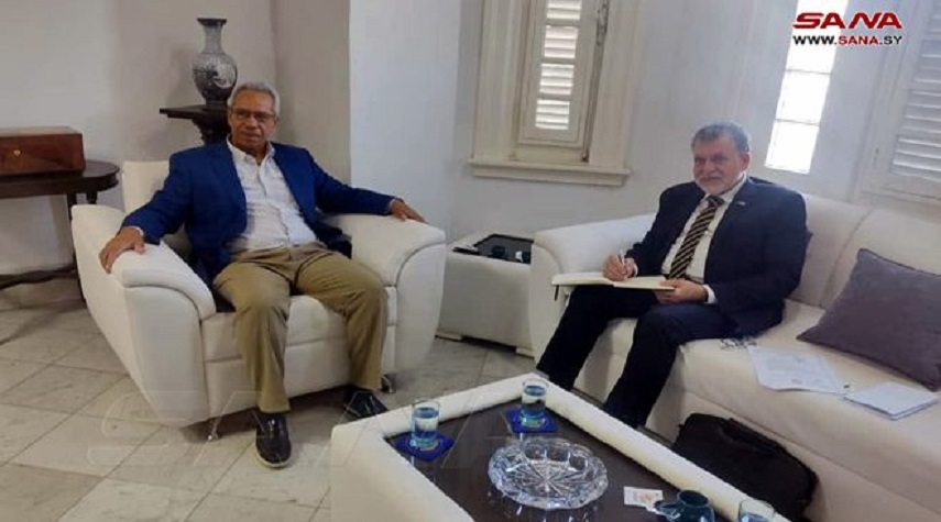 سفير سورية في كوبا يبحث مع رئيس غرفة التجارة الكوبية العلاقات الثنائية