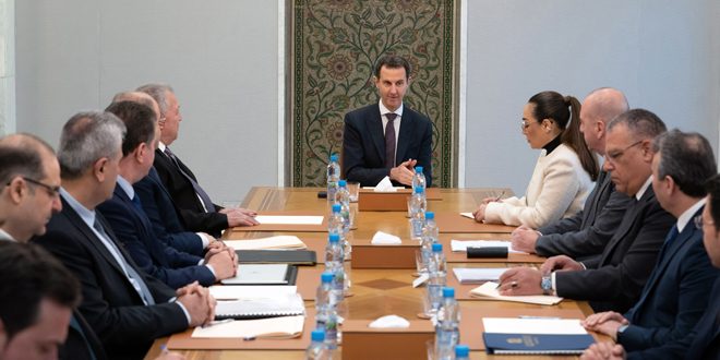 الرئيس الأسد يبحث مع الحكومة السياسات المتعلقة بدعم وتنمية المشروعات الصغيرة