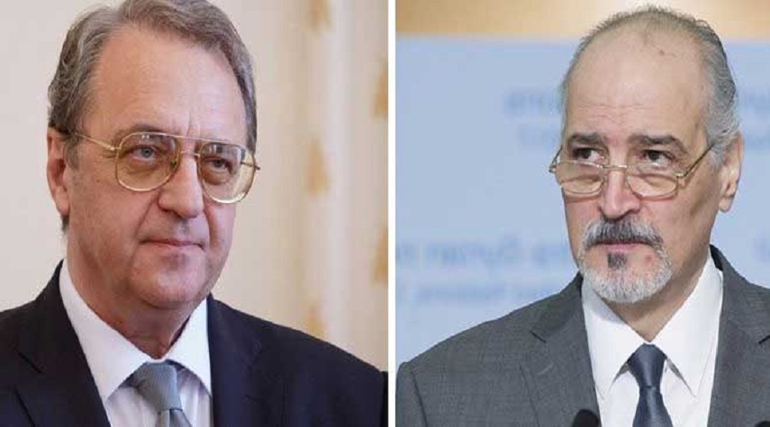 الجعفري وبوغدانوف يبحثان تعزيز التعاون السوري الروسي