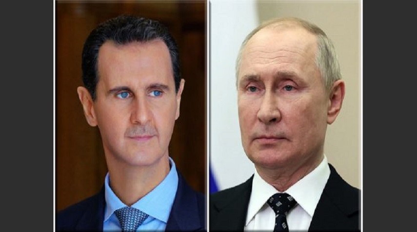 الرئيس الأسد يهنئ بوتين بمناسبة فوزه في الانتخابات الرئاسية