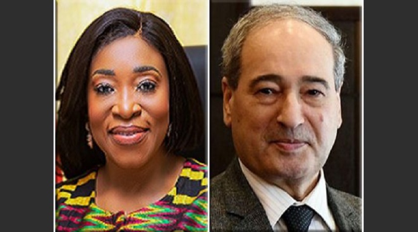 المقداد ووزيرة خارجية غانا في اتصال هاتفي يبحثان تعزيز العلاقات بين البلدين