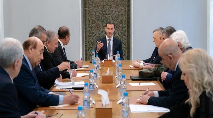 الرئيس الأسد يناقش مع أعضاء القيادة المركزية لحزب البعث جدول أعمال الاجتماع الموّسع