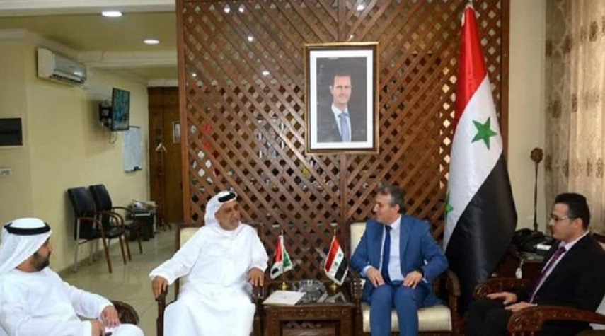 وزير الصناعة يبحث مع سفير الإمارات بدمشق التعاون الصناعي بين البلدين