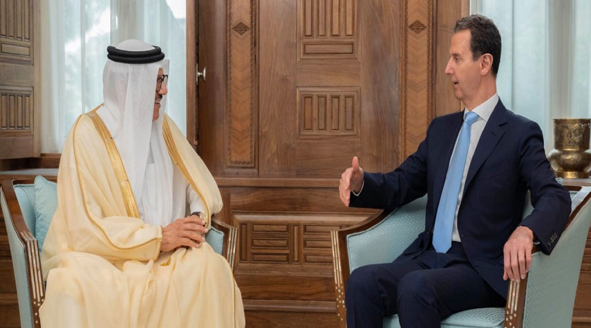 خلال استقباله أمس وزير خارجية مملكة البحرين .. الرئيس الأسد: تعزيز التضامن والعمل المشترك ضروري لاستقرار المنطقة
