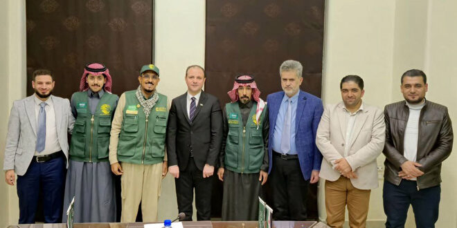 القائم بأعمال وزارة الصحة يلتقي وفداً من مركز الملك سلمان السعودي